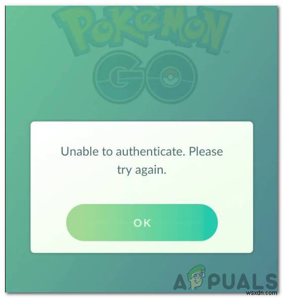 Làm thế nào để khắc phục lỗi ‘Không thể xác thực’ trên Pokemon Go? 