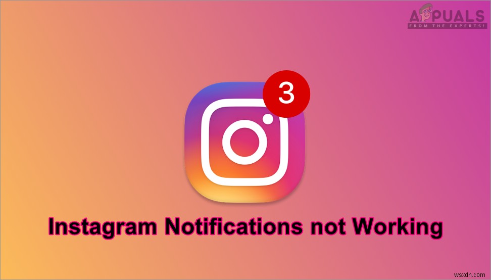 Cách khắc phục thông báo Instagram không hoạt động 