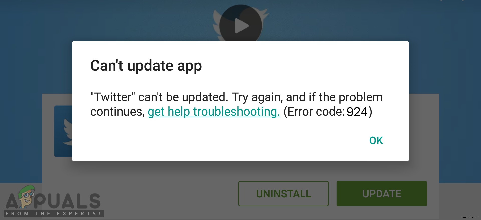 Cách sửa mã lỗi cửa hàng Google Play 924 