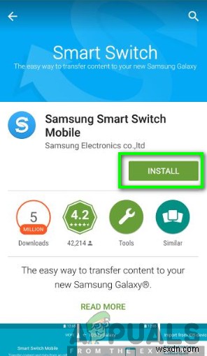 Cách sử dụng Samsung Smart Switch 