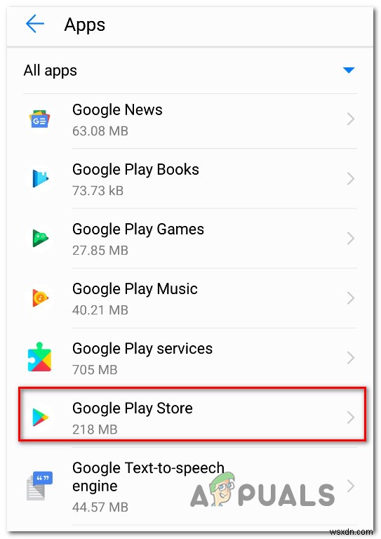 Khắc phục:Lỗi 905 Cửa hàng Google Play 