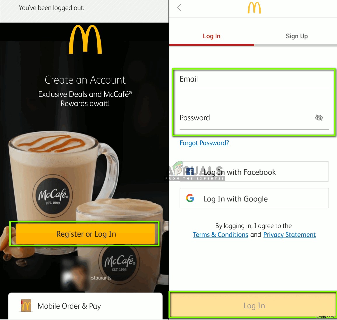 Khắc phục:Ứng dụng McDonald’s không hoạt động trên điện thoại Android 