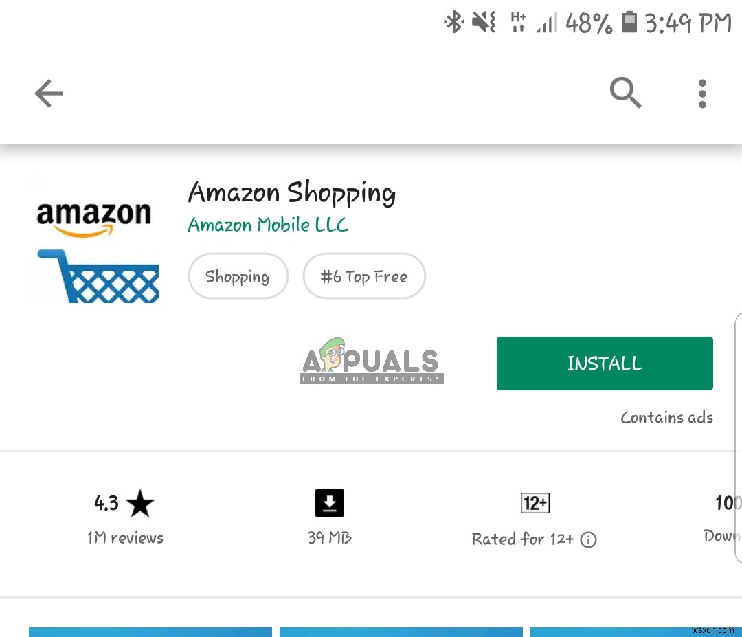 Khắc phục:Amazon không hoạt động trong Android / iOS 