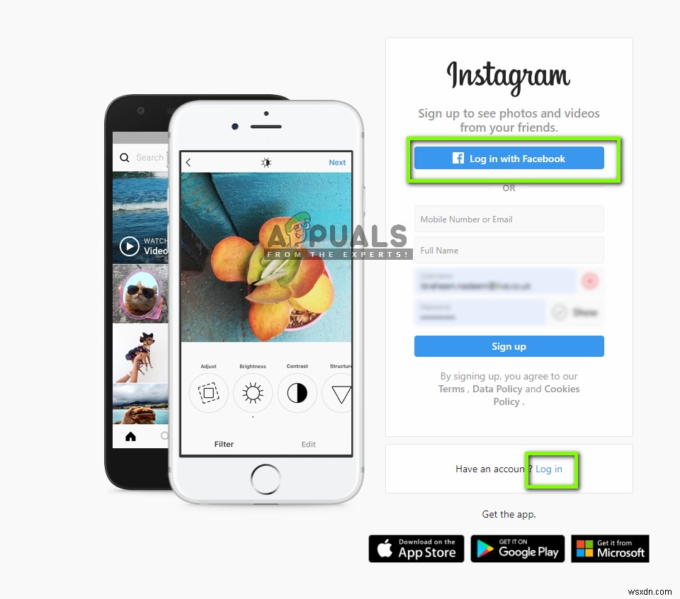Khắc phục:Instagram không hoạt động trên Android / iPhone / iPad 