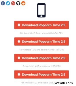 Cách cài đặt Popcorn Time trên Android TV 