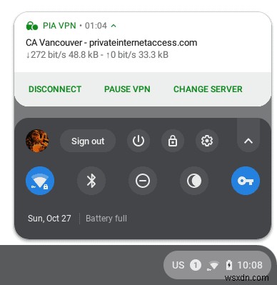 Cách kết nối với VPN trên Chromebook 
