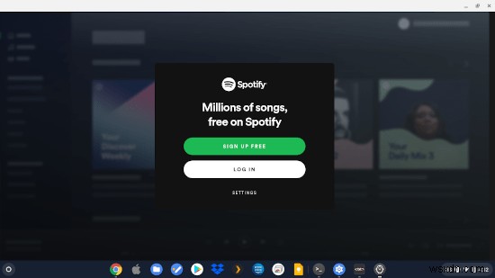 Cách cài đặt Spotify trên Chromebook 