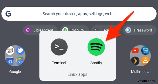Cách cài đặt Spotify trên Chromebook 