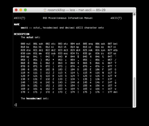 Cách tìm mã ASCII trên máy Mac của bạn 