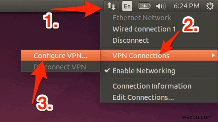 Cách thiết lập VPN trong Ubuntu 14.04.2 (và các phiên bản trước đó) 