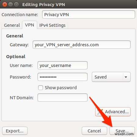 Cách thiết lập VPN trong Ubuntu 14.04.2 (và các phiên bản trước đó) 