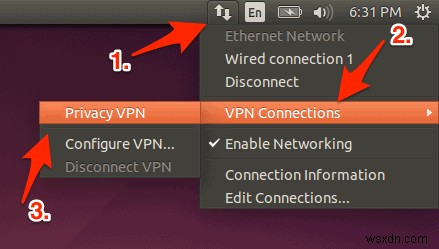 Cách thiết lập VPN trong Ubuntu 14.04.2 (và các phiên bản trước đó) 