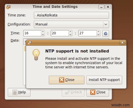 Cách thiết lập Ubuntu để đồng bộ thời gian của nó qua Internet 