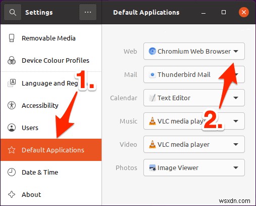 Cách thay đổi trình duyệt web mặc định trong Ubuntu 