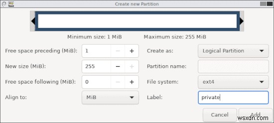Cách thay đổi kích thước &tạo phân vùng Linux mới bằng GParted 