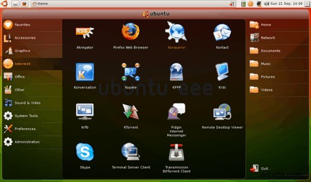 Cách thêm KDE vào Ubuntu Eee 8.04.1