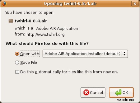 Cách cài đặt Adobe AIR trong Ubuntu