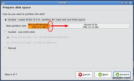 Cách khởi động kép Asus Eee PC 900 của bạn với Windows XP và Ubuntu Linux 