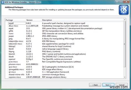 Cách cài đặt và chạy các chương trình KDE trong Windows 