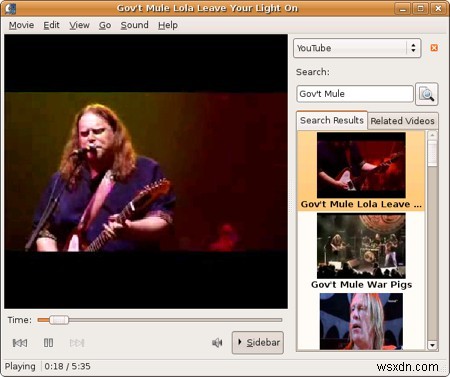 Cách xem video YouTube trong Ubuntu Media Player
