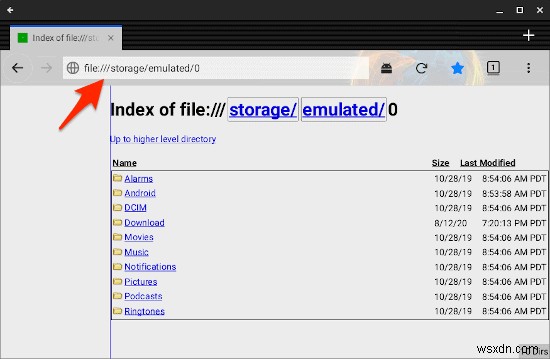 Cách truy cập tệp và thư mục qua tab Firefox 