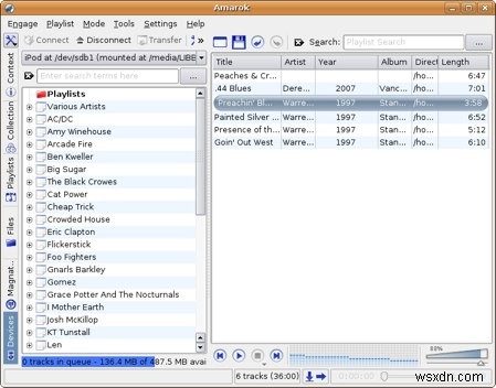 Cách sử dụng Amarok để quản lý iPod của bạn trong Ubuntu