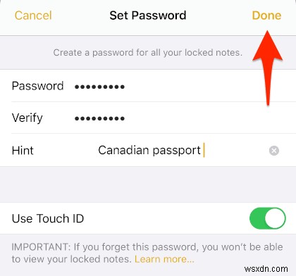Làm thế nào để bảo vệ mật khẩu Ghi chú iPhone &iPad của bạn 