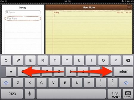 Cách  Tách  Bàn phím iPad 