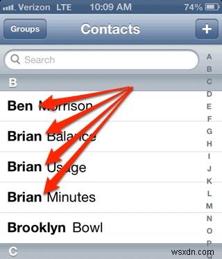 Cách sắp xếp danh bạ iPhone của bạn theo tên 
