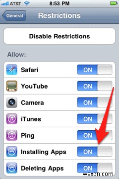Cách tắt cài đặt ứng dụng trên iPhone hoặc iPad của bạn 