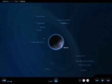 Biến âm nhạc trên iPad của bạn thành một vũ trụ khoa học viễn tưởng vô cùng thú vị, ứng dụng hành tinh miễn phí 