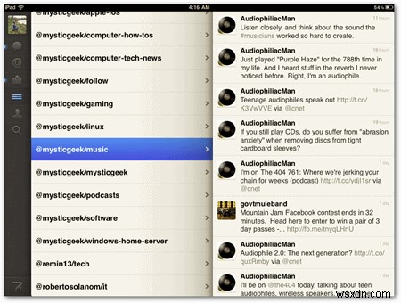 5 ứng dụng Twitter tuyệt vời cho iPad 