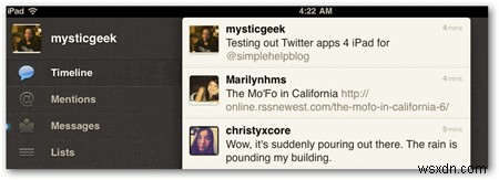 5 ứng dụng Twitter tuyệt vời cho iPad 