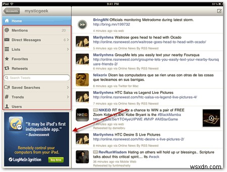 5 ứng dụng Twitter tuyệt vời cho iPad 