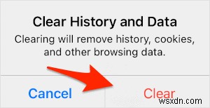 Cách xóa bộ nhớ cache, lịch sử và cookie trong Safari cho iPad 
