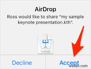 Cách nhập bản trình bày vào Keynote trên iPad 