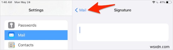 Cách xóa Chữ ký “Đã gửi từ iPad của tôi” khỏi Email trên iPad 