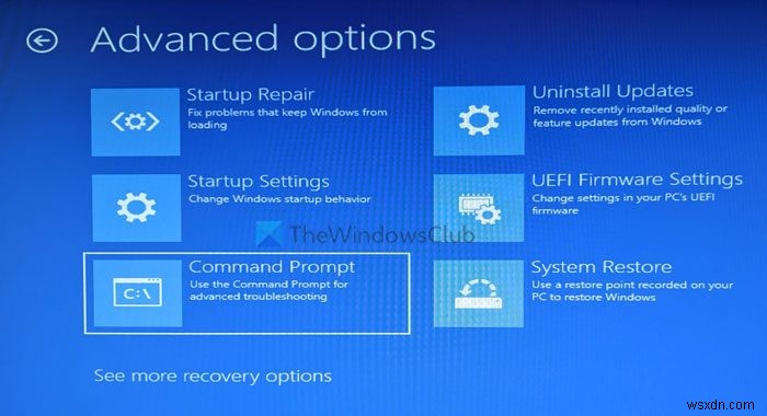 Cách khắc phục Mã lỗi 0xc00000f trên Windows 11/10 