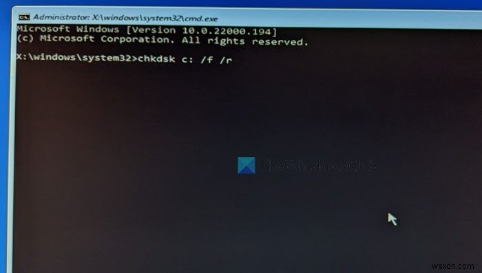 Cách khắc phục Mã lỗi 0xc00000f trên Windows 11/10 