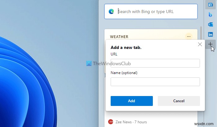 Cách bật và sử dụng Edge Bar trong trình duyệt Microsoft Edge 