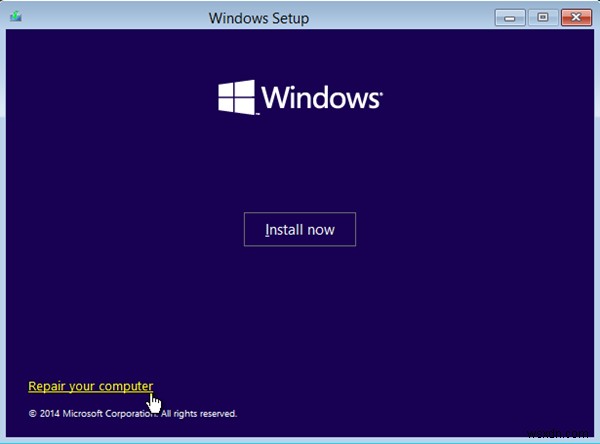 Cách Khởi động hoặc Sửa chữa máy tính Windows bằng Phương tiện Cài đặt 