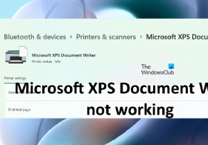 Khắc phục Microsoft XPS Document Writer không hoạt động 