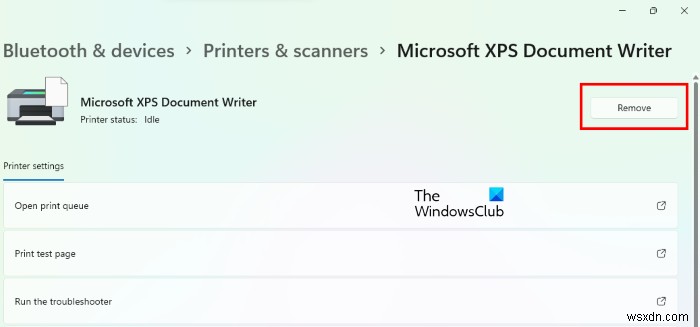 Khắc phục Microsoft XPS Document Writer không hoạt động 