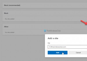 Cách cho phép hoặc chặn cửa sổ bật lên trên các trang web cụ thể trong Edge 