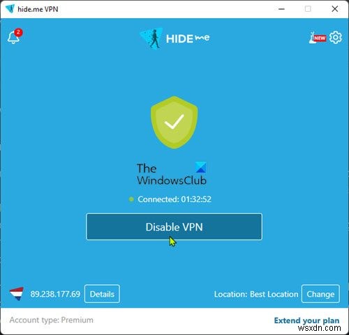 Không thể gửi Email khi được kết nối với VPN 