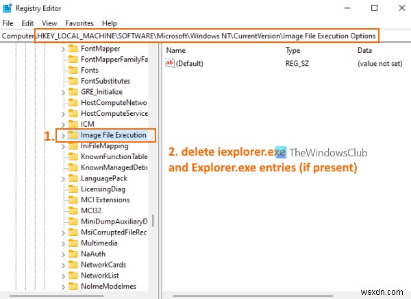 Windows không thể tìm thấy explorer.exe, Đảm bảo rằng bạn đã nhập đúng tên 