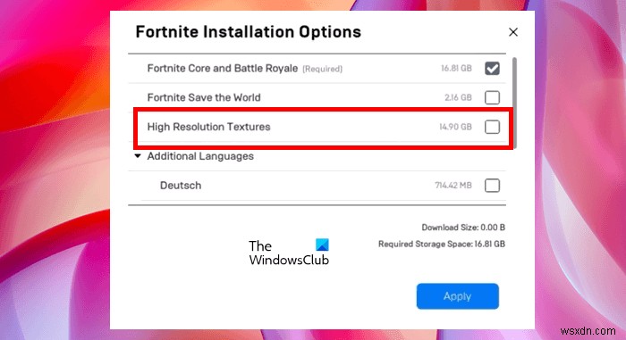 Khắc phục sự cố Fortnite liên tục gặp sự cố hoặc đóng băng trên PC Windows 