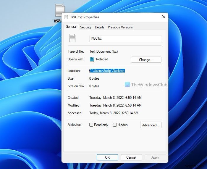 Cách tạo liên kết đến Tệp hoặc Thư mục trong Windows 11/10 