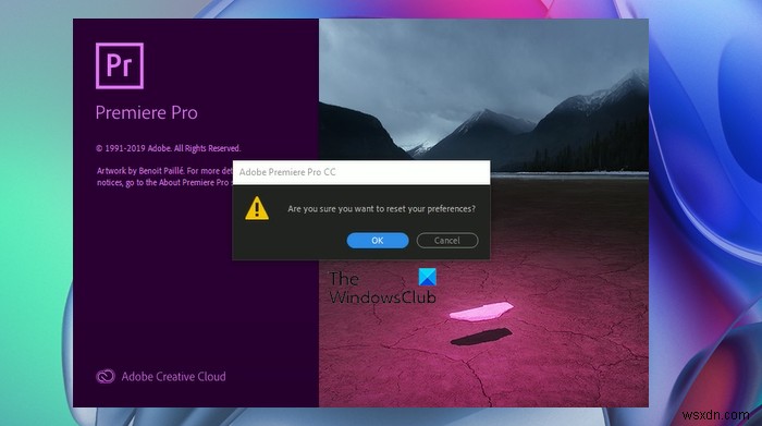 Premiere Pro gặp sự cố hoặc ngừng hoạt động trên Windows 11/10 