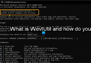 WevtUtil là gì và bạn sử dụng nó như thế nào? 